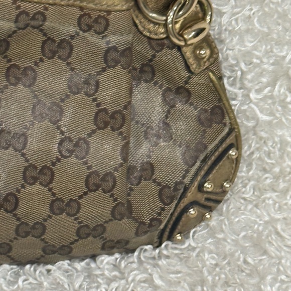 Gucci Indi Mini Brown and Gold Women's Handbag - Picture 7 of 14